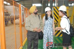 迪拜客戶來(lái)訪寶潤(rùn)達(dá)洽談合作