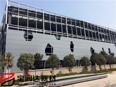 寶潤達(dá)鋼結(jié)構(gòu)廠房樓承板施工完成